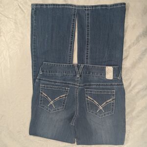 Vanity Jeans Womens 27W/33L Lowrise Bootcut Flare Y2K